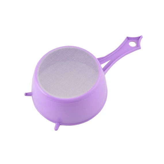 Strecurătoare pentru bucătărie 14 cm din plastic, Violet