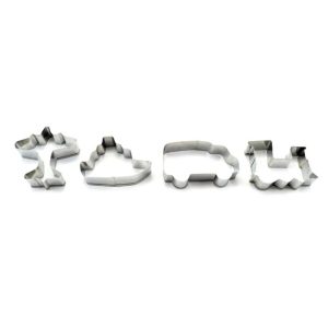 Set de forme pentru decupat biscuiți  Vehicule, din oțel inoxidabil