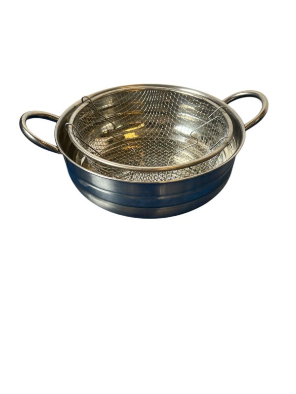 Cratita inox, prajit cartofi, 24cm Resigilat - imagine 2