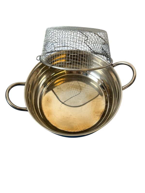 Cratita inox, prajit cartofi, 24cm Resigilat