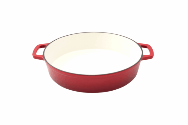 Cratita joasa din fonta emailata cu capac inox 50cm - 12 l - imagine 2