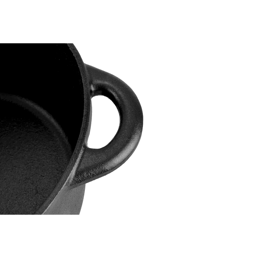 Cratita din fontă cu capac 30*6 cm - imagine 3