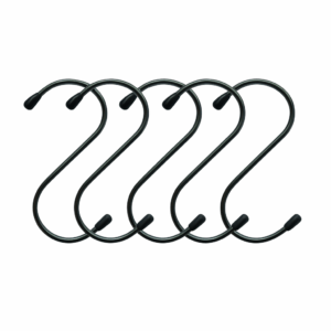 Cârlige în formă de S din oțel inoxidabil – set de 5 bucăți, 7 cm