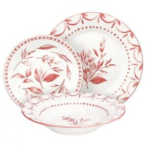 Set de veselă din porțelan TOGNANA Olimpia NEW CORAL LOIRA – 18 piese