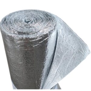 Folie termo-reflectorizantă premium Rolflex pentru izolație sub lambriuri și tavane false si in spate radiatoare – spumă + aluminiu 60×500cm