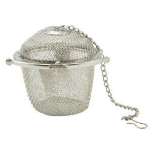 Bilă pentru condimente / infuzor de ceai din inox 8,5 cm – pentru ceai, vin fiert și supe
