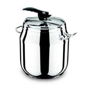 Oală sub presiune (kukta) din inox – 20 litri, compatibilă cu inducția