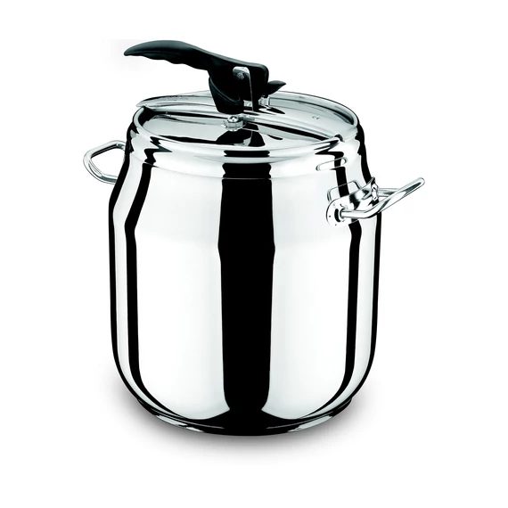 Oală sub presiune (kukta) din inox – 20 litri, compatibilă cu inducția