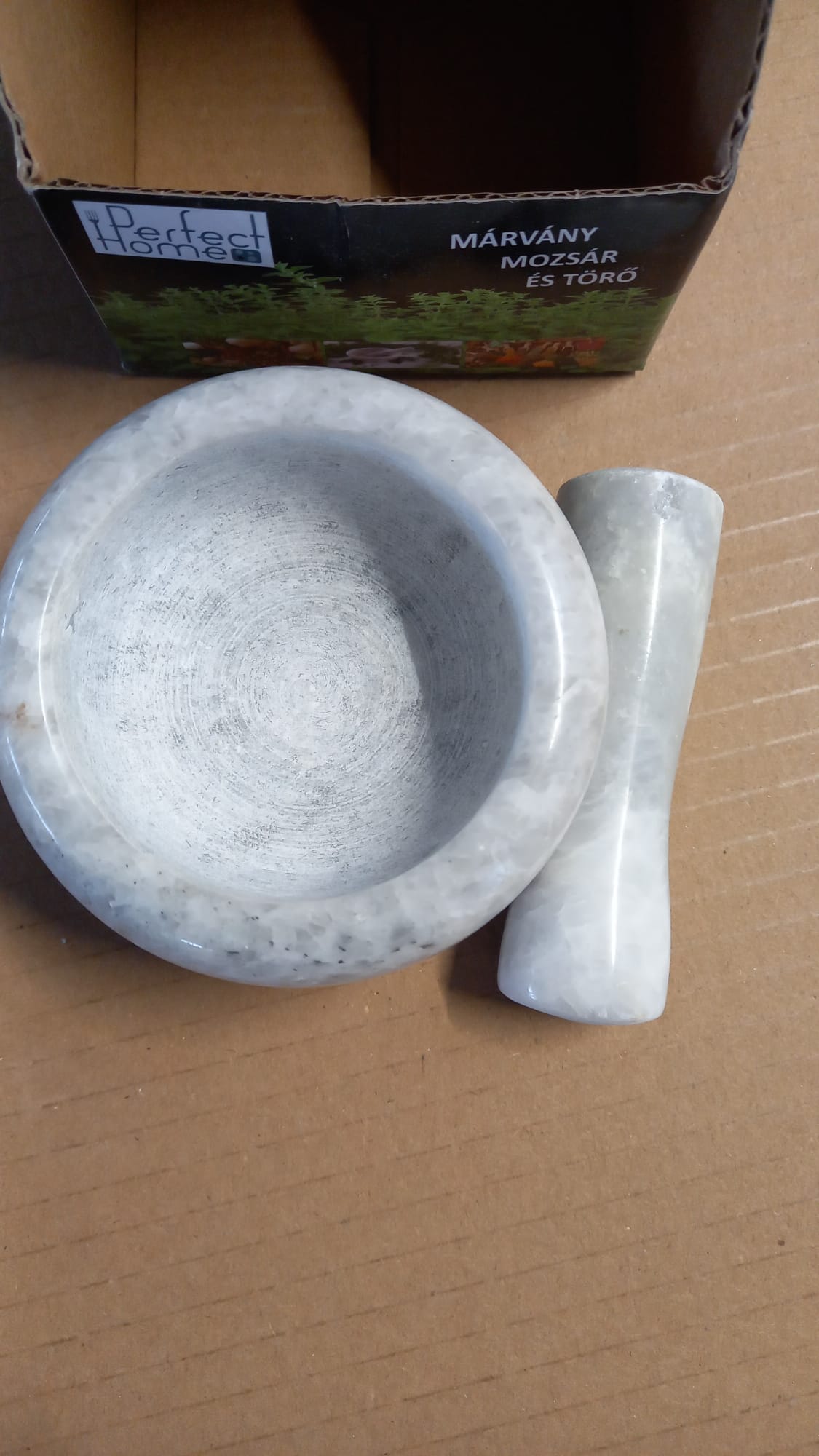 Mojar cu pistil marmura 8cm Resigilat