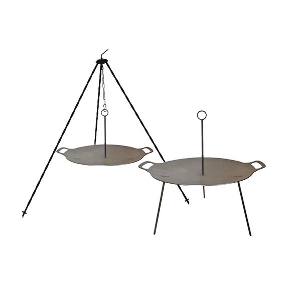 Disc grătar multifuncțional 40 cm – cu 3 picioare și cârlig