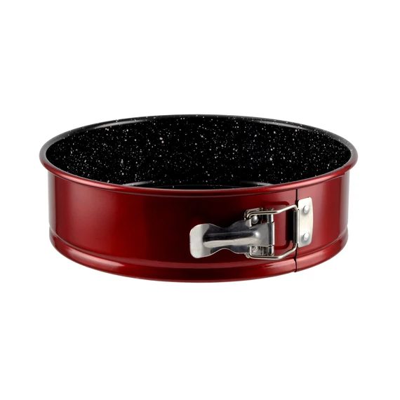Tavă de tort metalică Red Line cu cataramă 24 cm - cu înveliș antiaderent