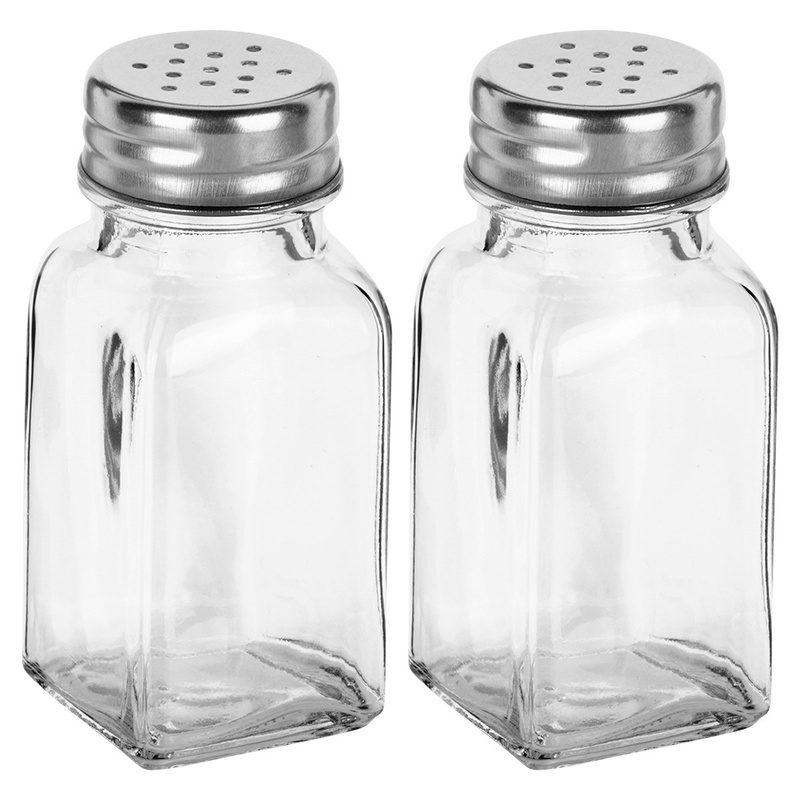 Set solniță și piperniță din sticlă 80 ml, 2 bucăți