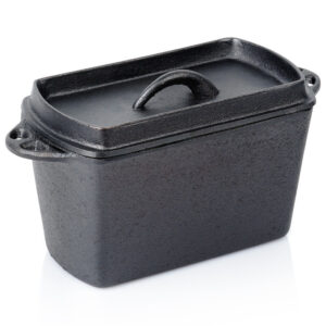 Formă de pâine din fontă cu capac, 27 cm, 2 l