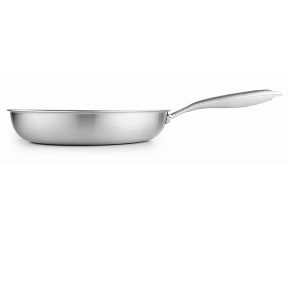 Tigaie BRATMAXX din inox cu strat antiaderent, 28 cm, model fagure, 4 straturi - imagine 3