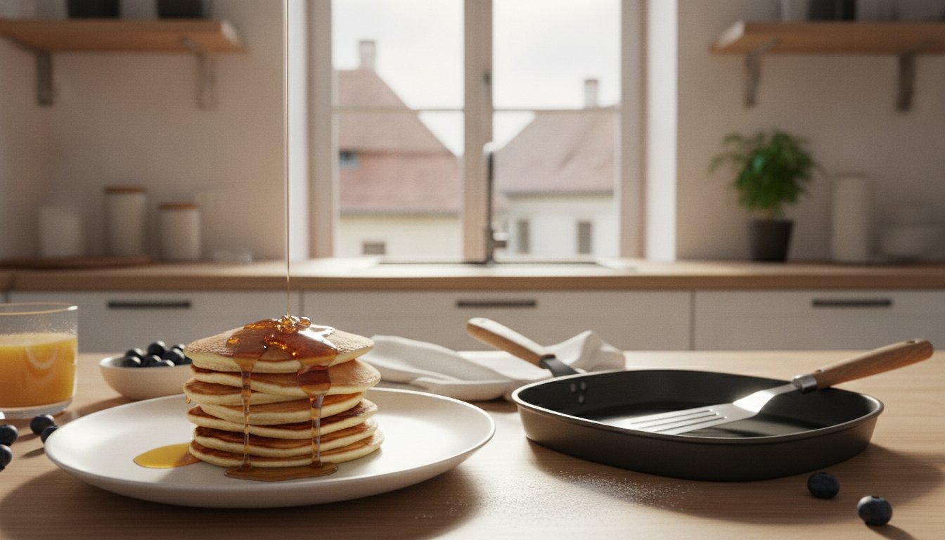 Tigaie specială pentru clătite americane (pancakes): Ghidul tău pentru mic dejunul perfect în 2026