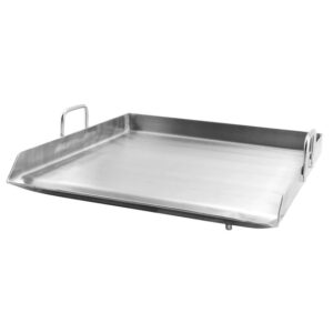 Plancha / tavă / placă de copt din inox, 50 × 50 × 5 cm
