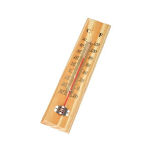 Termometru din lemn, 26 cm