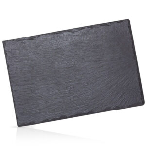 Platou de servire din ardezie, dreptunghiular, 30 × 20 cm