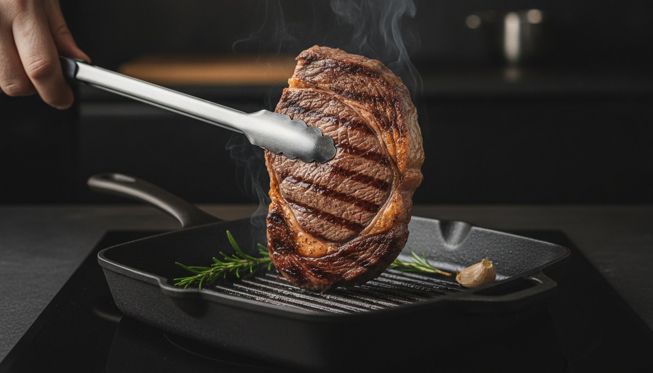 Tigaie grill pentru friptură cu urme perfecte: Ghid complet de alegere și utilizare în 2026