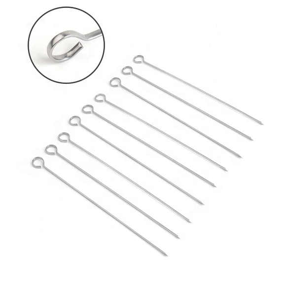 Frigărui pentru grătar, set 12 bucăți, 41 cm