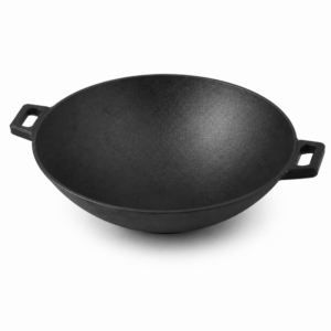Wok mic din fontă Newalor, 31 cm