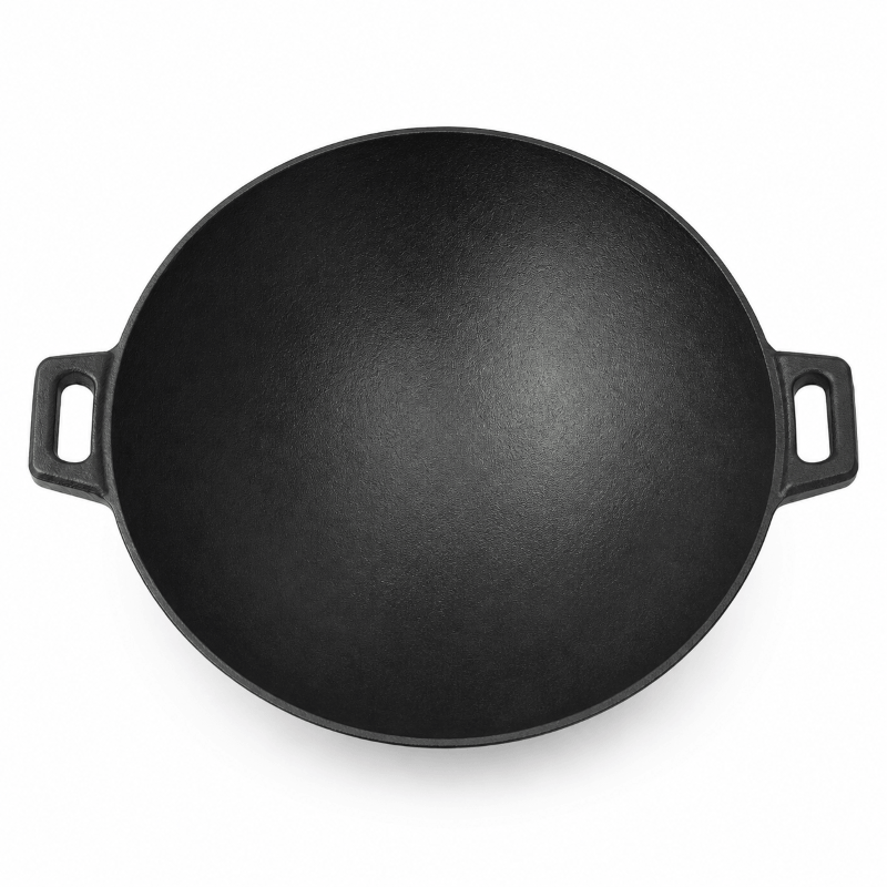 Wok mare din fontă Newalor, 36,5 cm