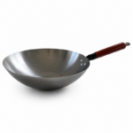 Wok tradițional chinezesc din fier Newalor, 32 cm, 1,3 mm
