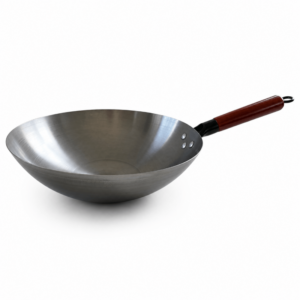 Wok tradițional chinezesc din fier Newalor, 32 cm, 1,3 mm