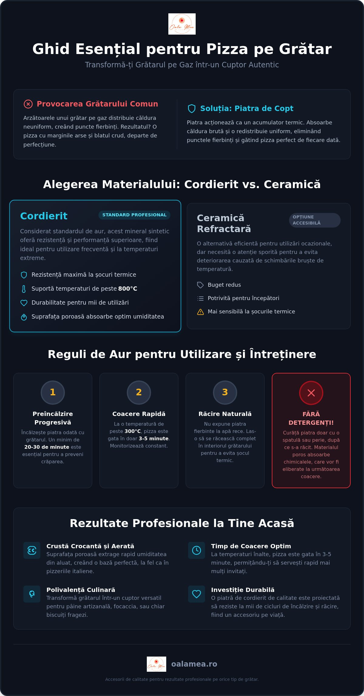 Piatră de copt pizza pentru grătar pe gaz: Ghidul esențial 2026